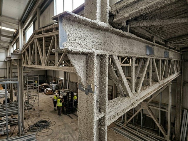 Proyectado ignífugo de mortero de lana de roca en A Coruña